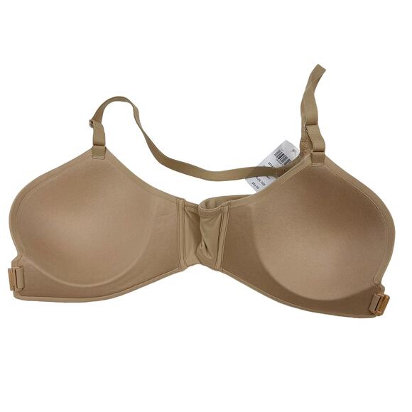 Soma Enbliss Front Close Racerback Bra Sz 32B New $54 Warm Amber Tan - Picture 6 of 8